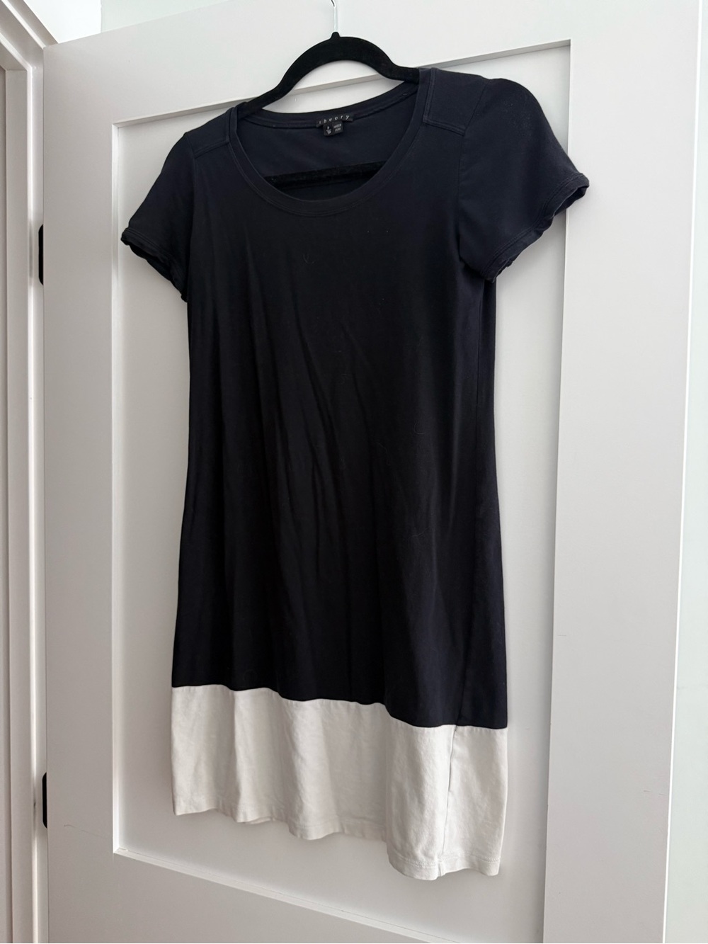 Theory Black Crewneck dress